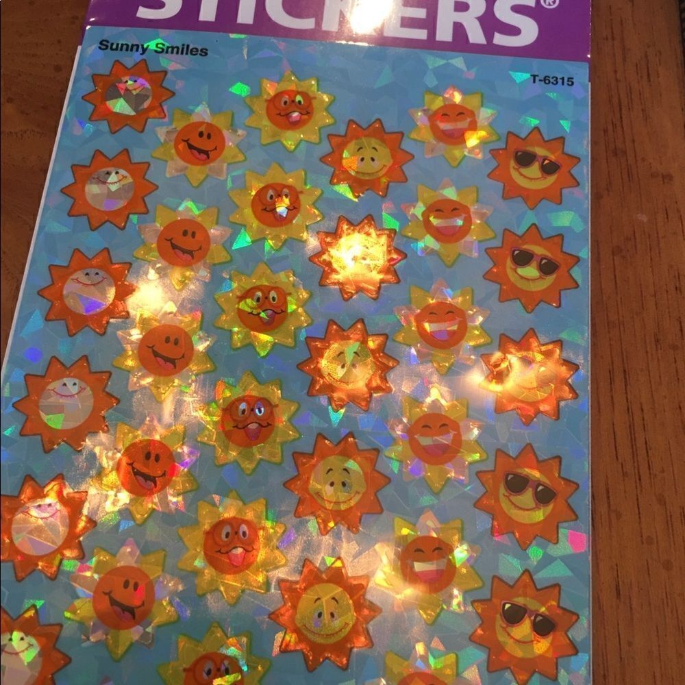PACKS OF Stickers Plus Large Embossed Accomplished - Picture 3 of 16